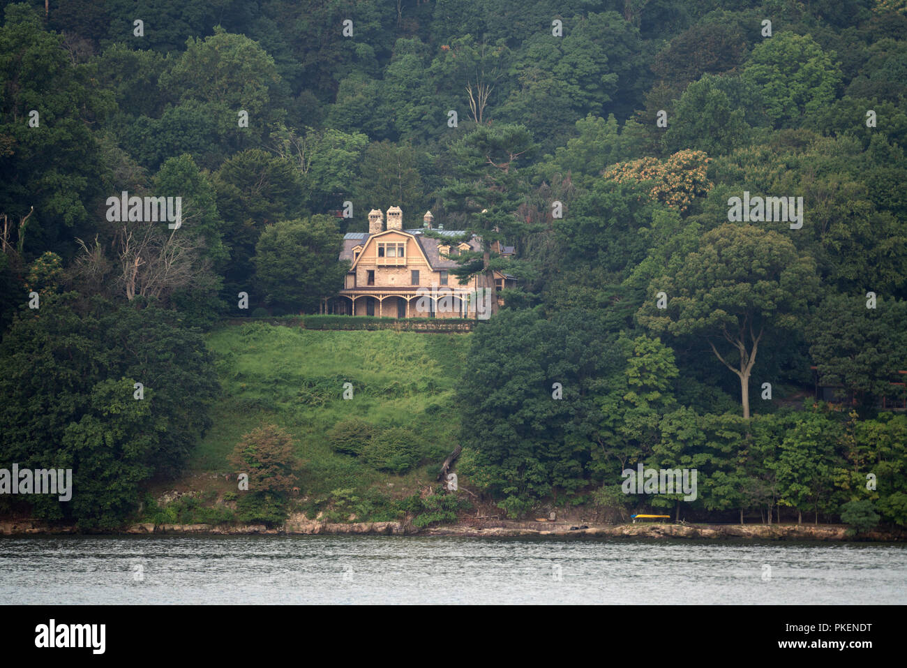 Cliffside, Lydia G. Lawrence's Immobilien in Palisades, Rockland County, NY, wurde im Jahre 1876 erbaut. Es ist im National Register der Historischen Stätten. Stockfoto