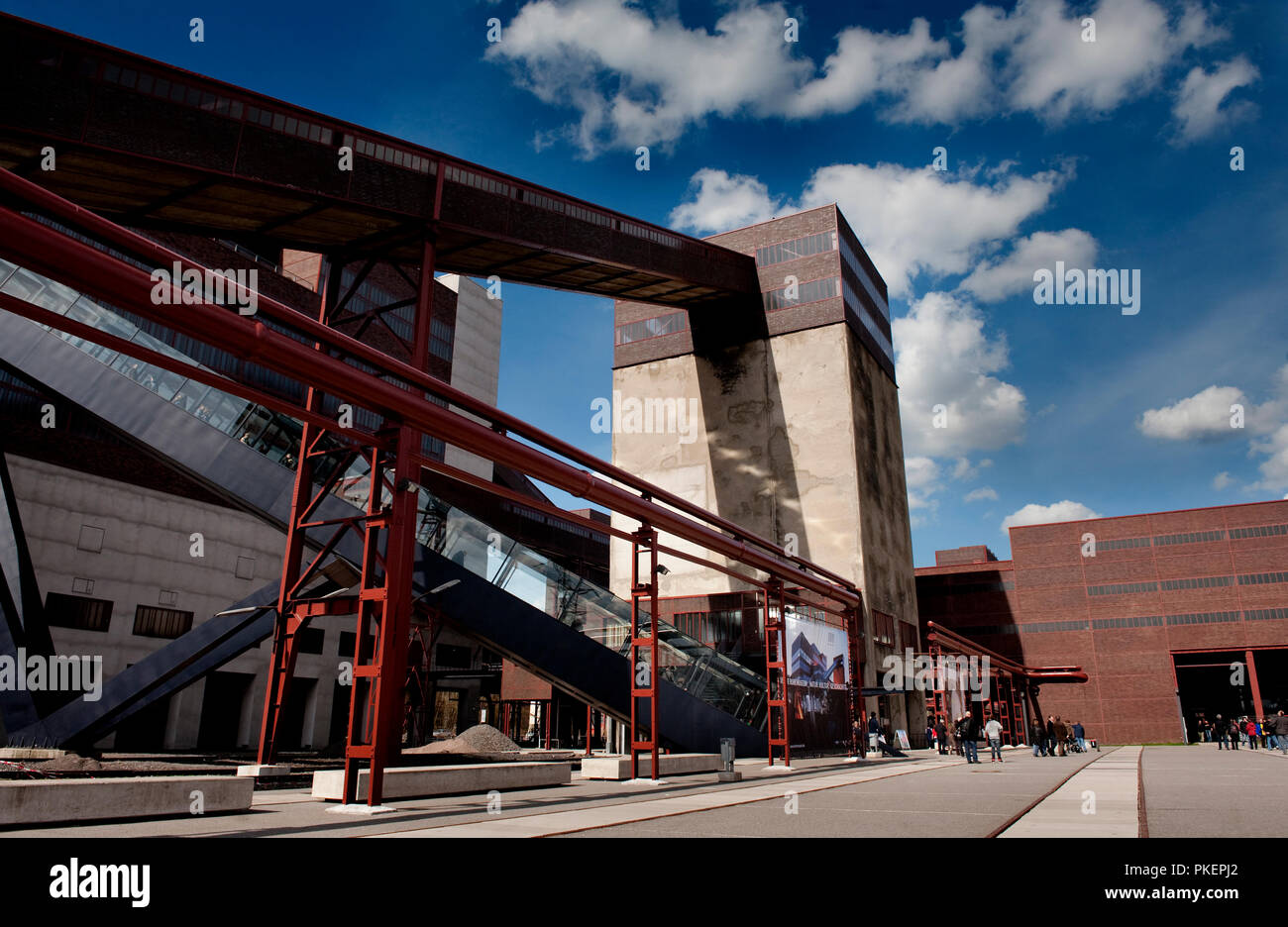 Die Zeche Zollverein in Essen (Deutschland, 02/04/2010) Stockfoto