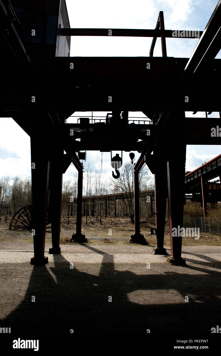 Die Zeche Zollverein in Essen (Deutschland, 02/04/2010) Stockfoto