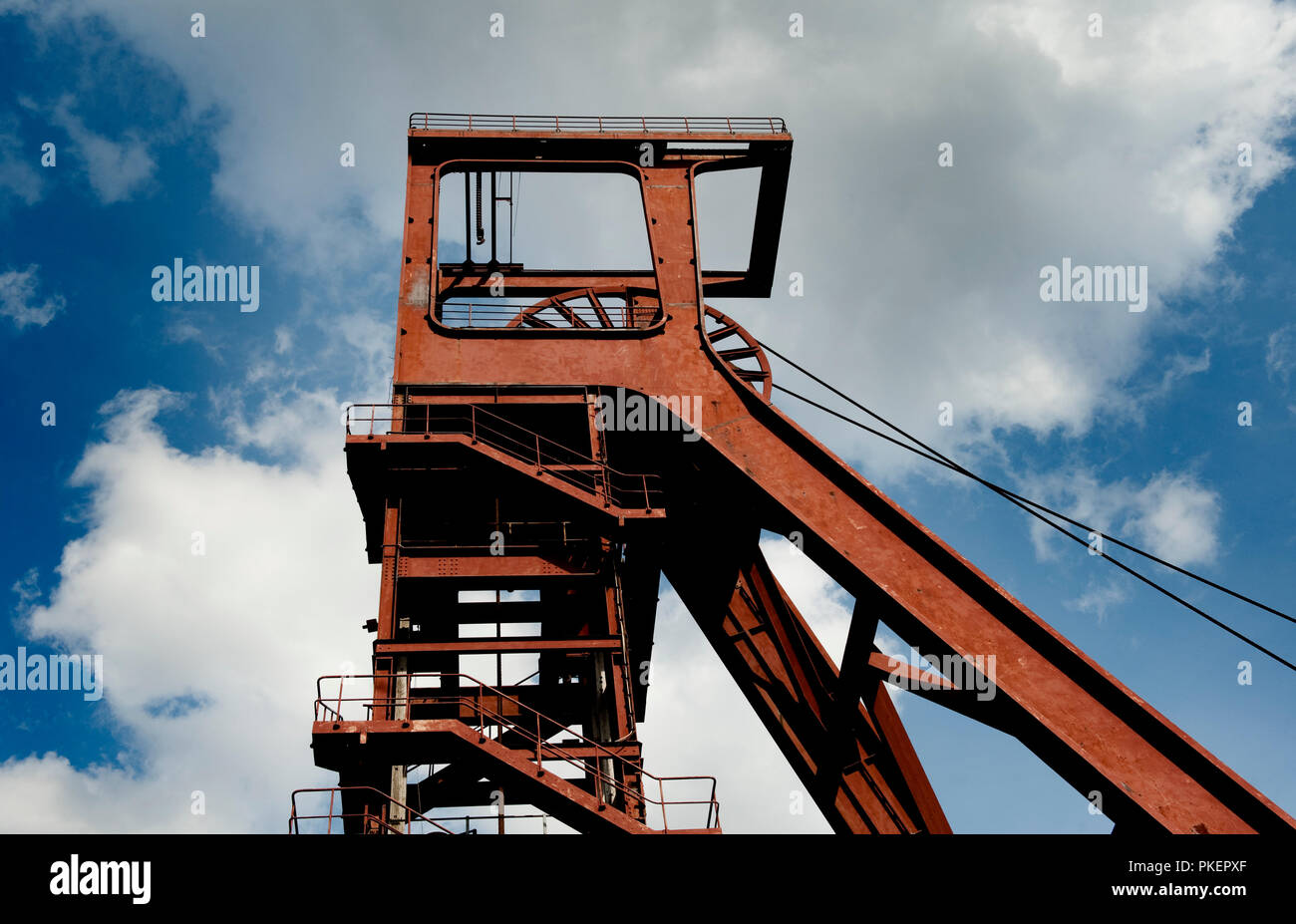 Die Zeche Zollverein in Essen (Deutschland, 02/04/2010) Stockfoto