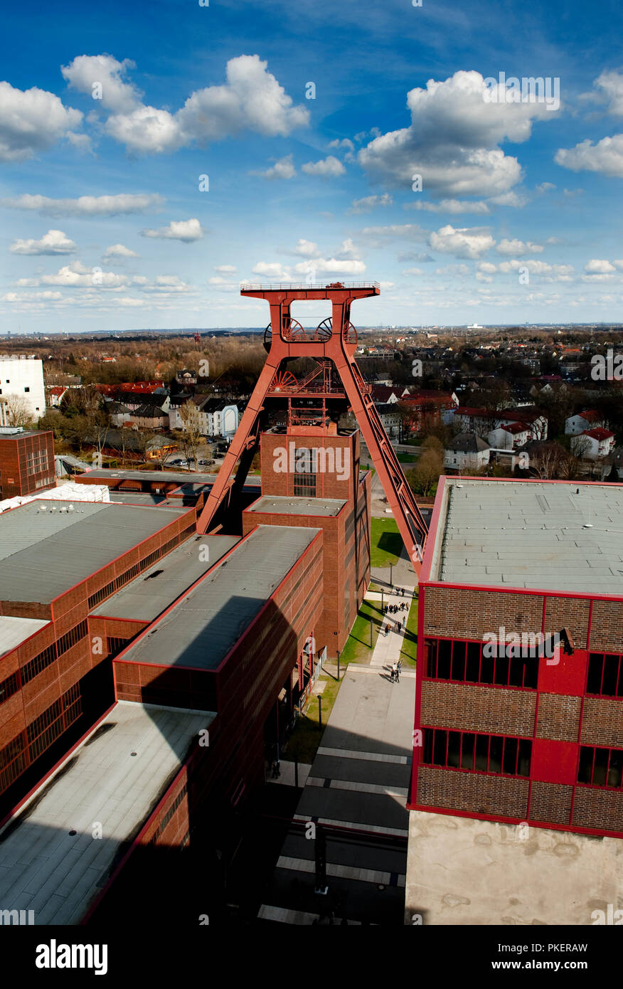 Die Zeche Zollverein in Essen (Deutschland, 02/04/2010) Stockfoto