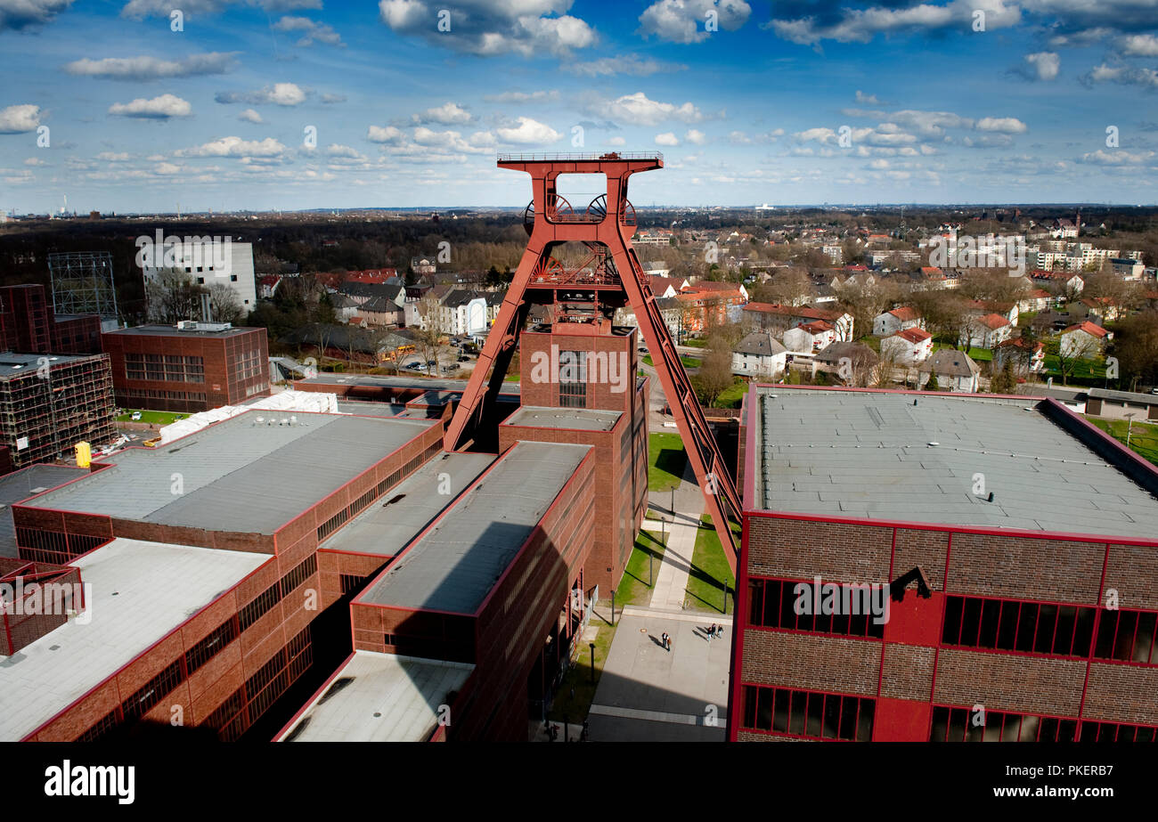 Die Zeche Zollverein in Essen (Deutschland, 02/04/2010) Stockfoto
