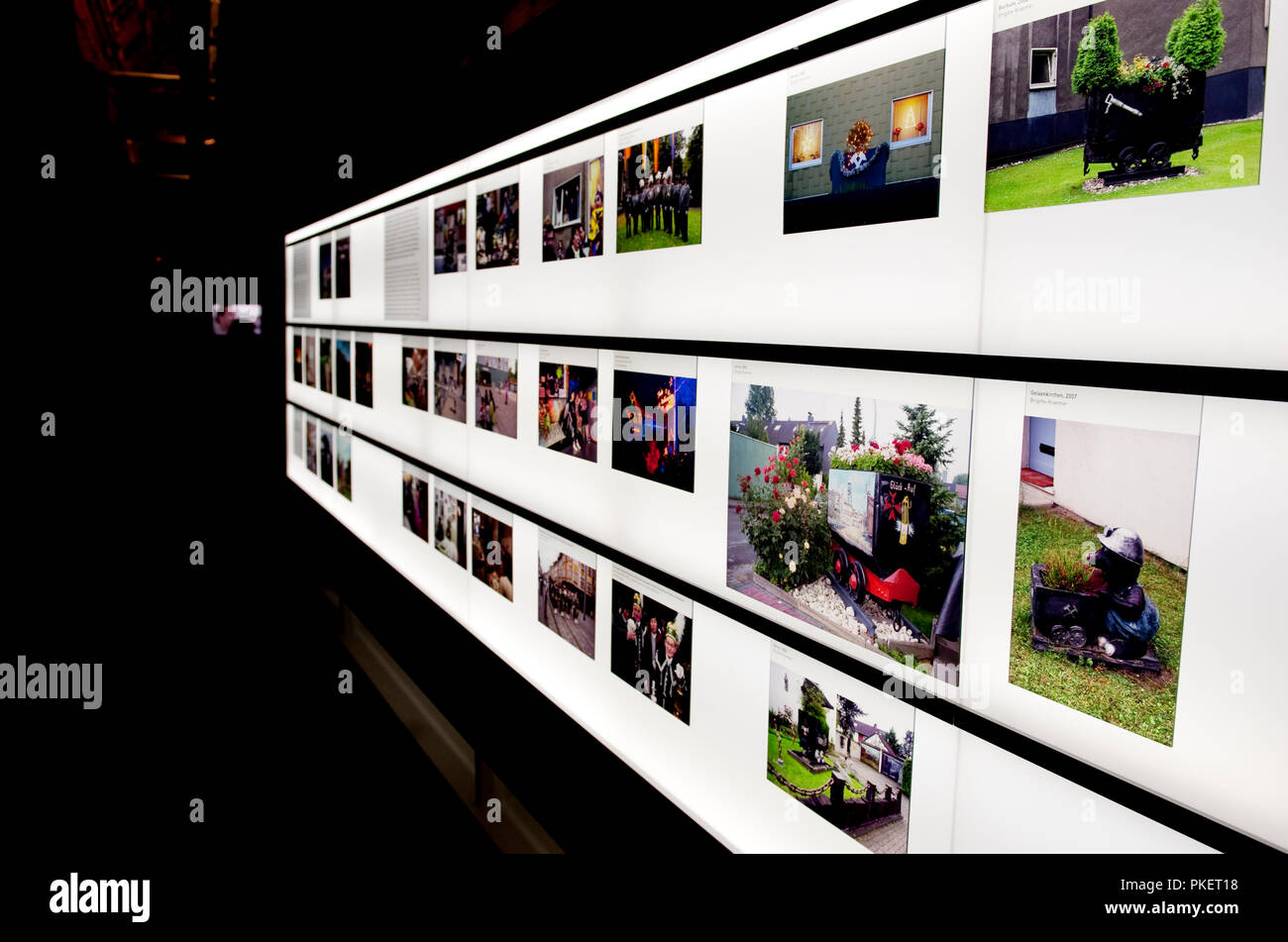 Innerhalb der Ruhr Museum auf Zeche Zollverein in Essen (Deutschland, 02/04/2010) Stockfoto