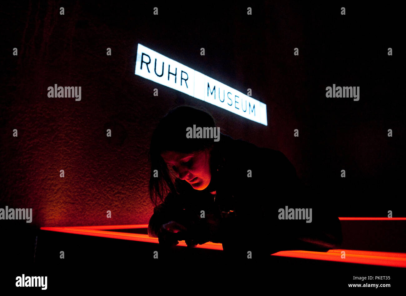 Innerhalb der Ruhr Museum auf Zeche Zollverein in Essen (Deutschland, 02/04/2010) Stockfoto