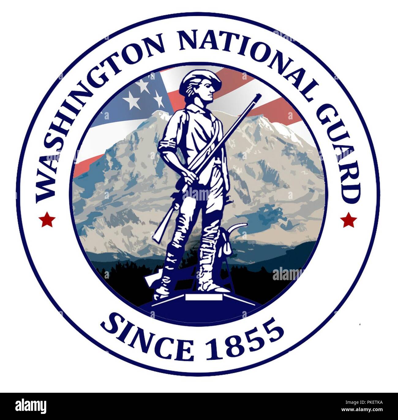 Washington National Guard Stockfoto