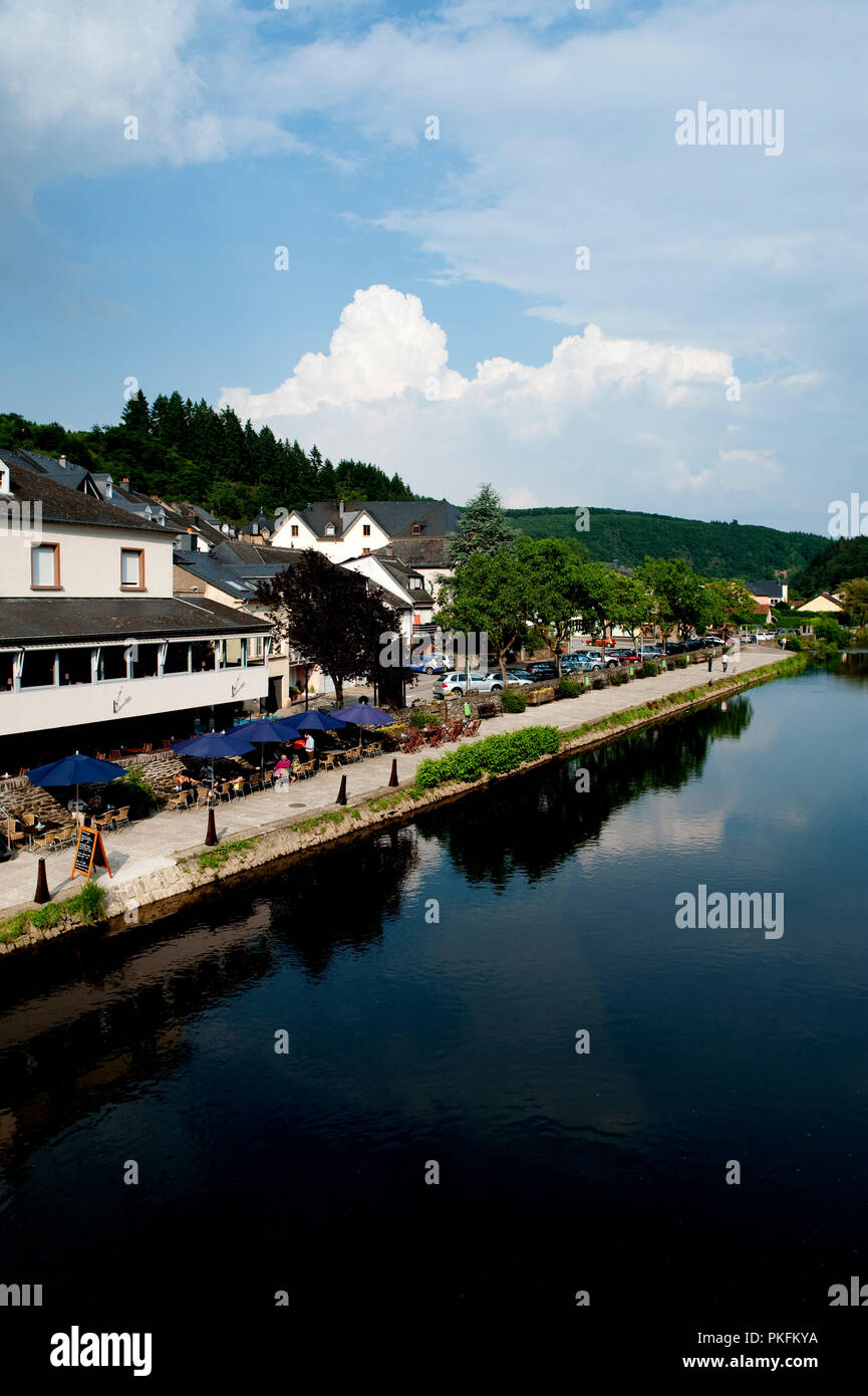 Impressionen von der Gemeinde Vianden (Großherzogtum Luxemburg, 01/07/2009) Stockfoto