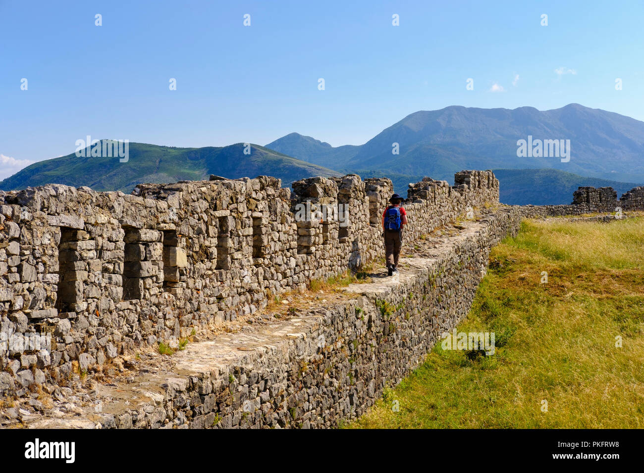Festung von Lezha, Lezhë, Qar Lezha, Albanien Stockfoto