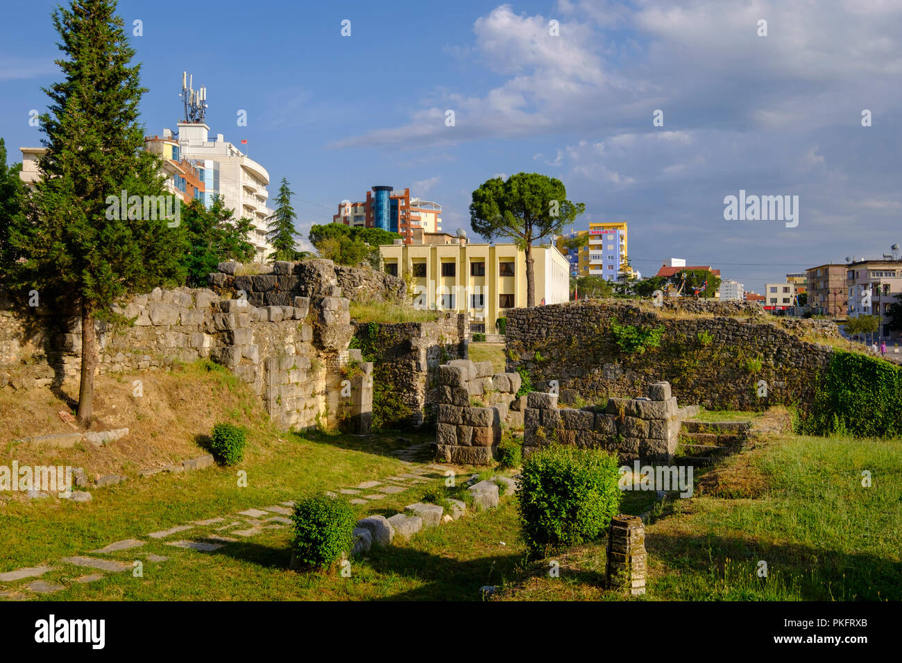 Ruinen der antike Lissos, Lezha, Lezhë, Qar Lezha, Albanien Stockfoto