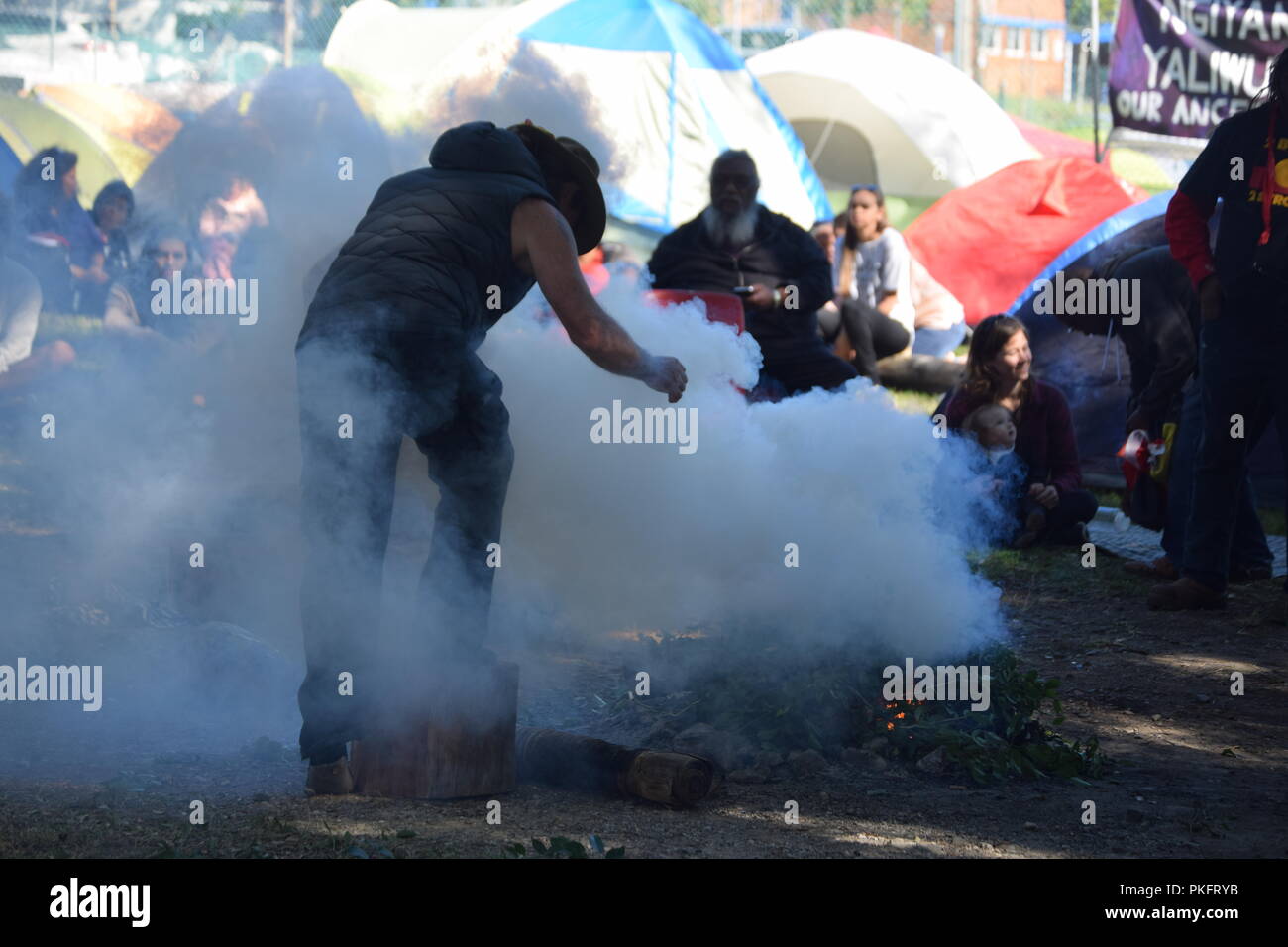 Aborigines Australien Stockfoto