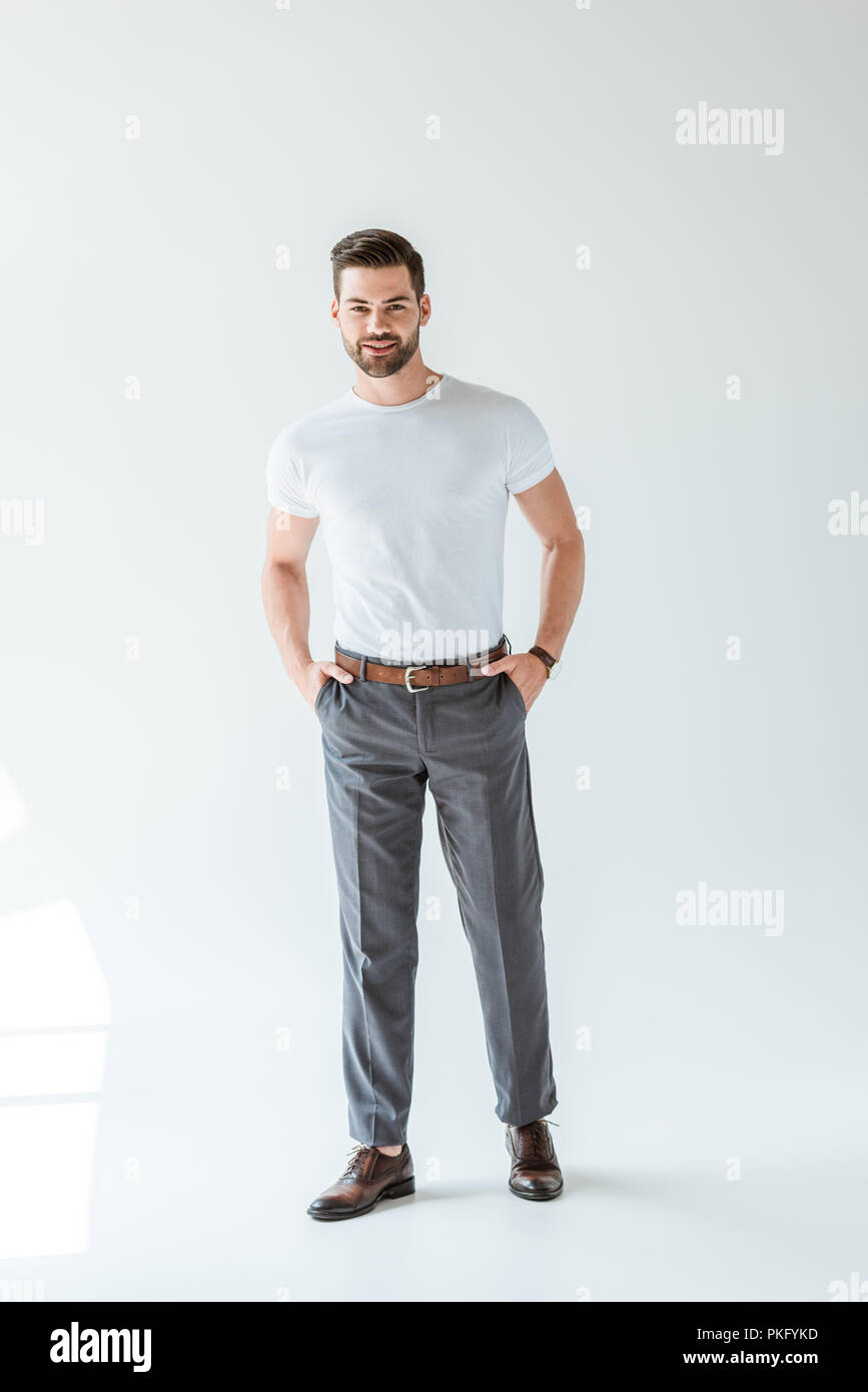 Stilvolle White White T Shirt Fotos