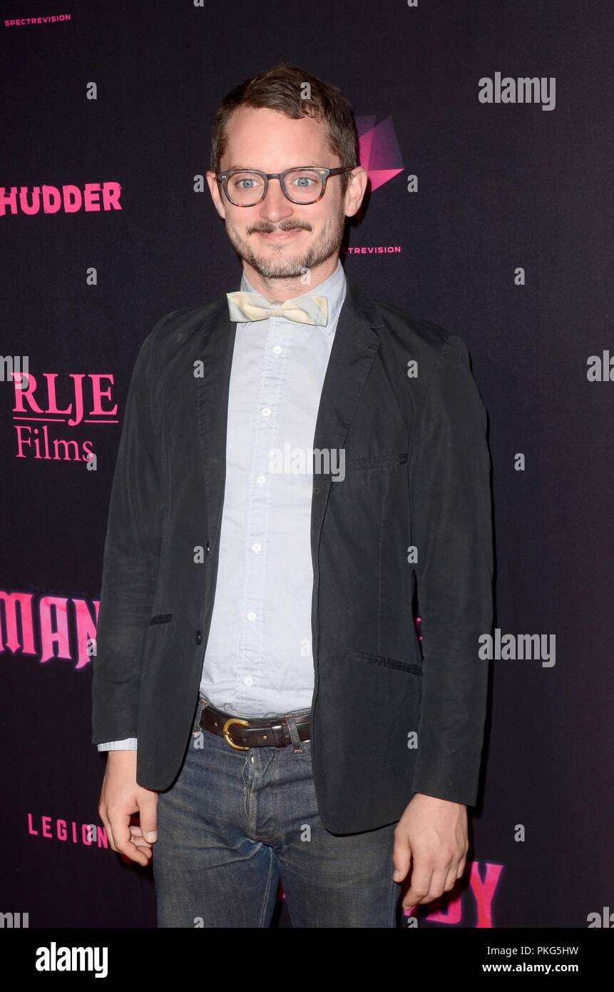 Elijah Wood in der Ankunftshalle für MANDY Premiere, Grauman's Egyptian Theatre, Los Angeles, CA 11. September 2018. Foto von: Priscilla Grant/Everett Collection Stockfoto