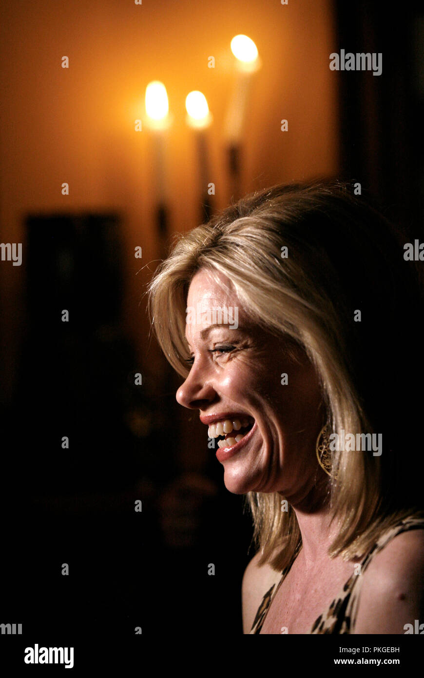 14. September 2018. *** Foto *** Marine Mazzie hat im Alter von 57. Foto: Marin Mazzie Teilnahme an nach Partei für die Opening Night Broadway Leistung für Enron an der Red Eye Grill Restaurant, New York City. April 27, 2010 Credit: Walter McBride/MediaPunch Credit: MediaPunch Inc/Alamy leben Nachrichten Stockfoto