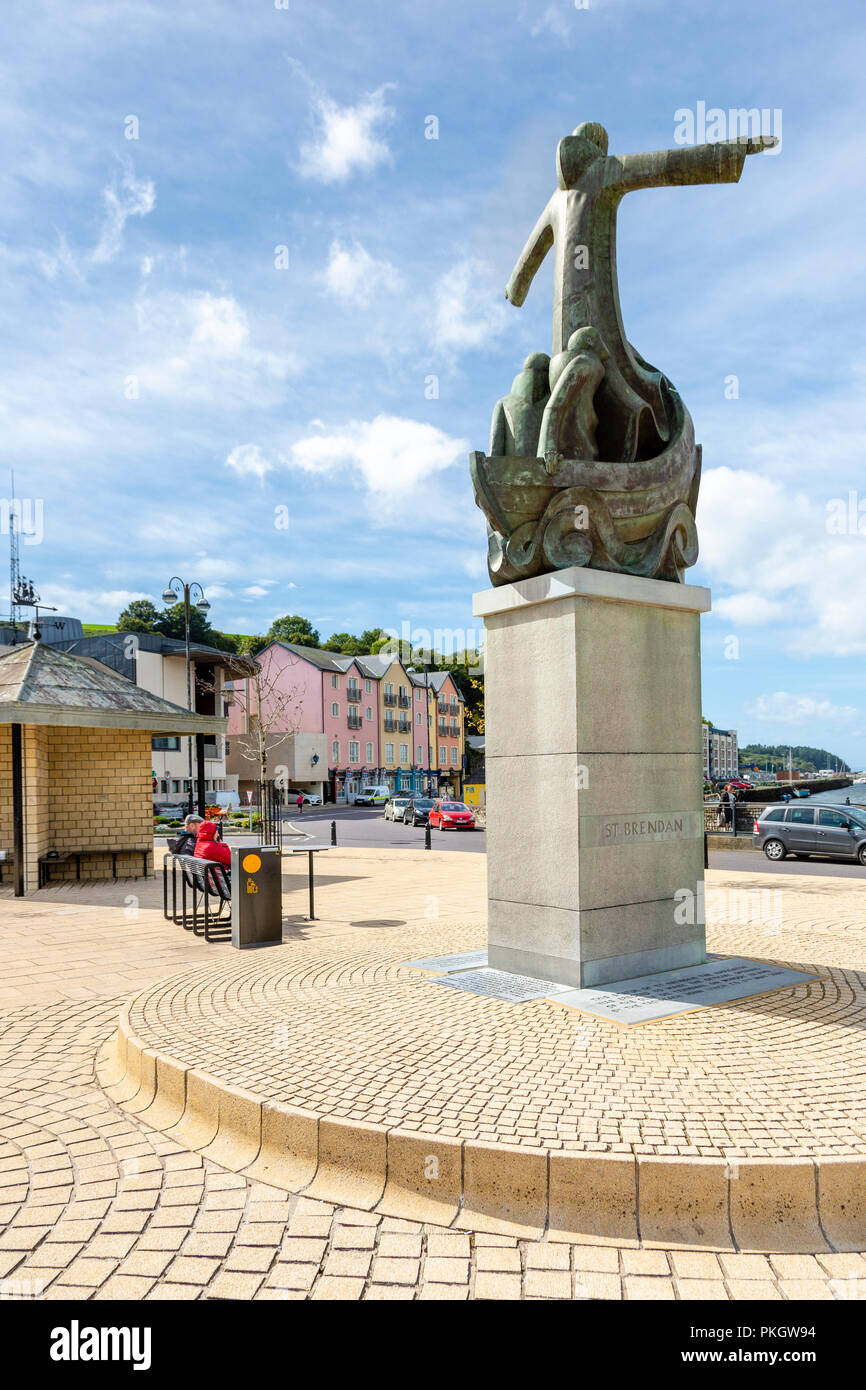 Bantry, West Cork, Irland Stadtplatz und der Promenade Stockfoto