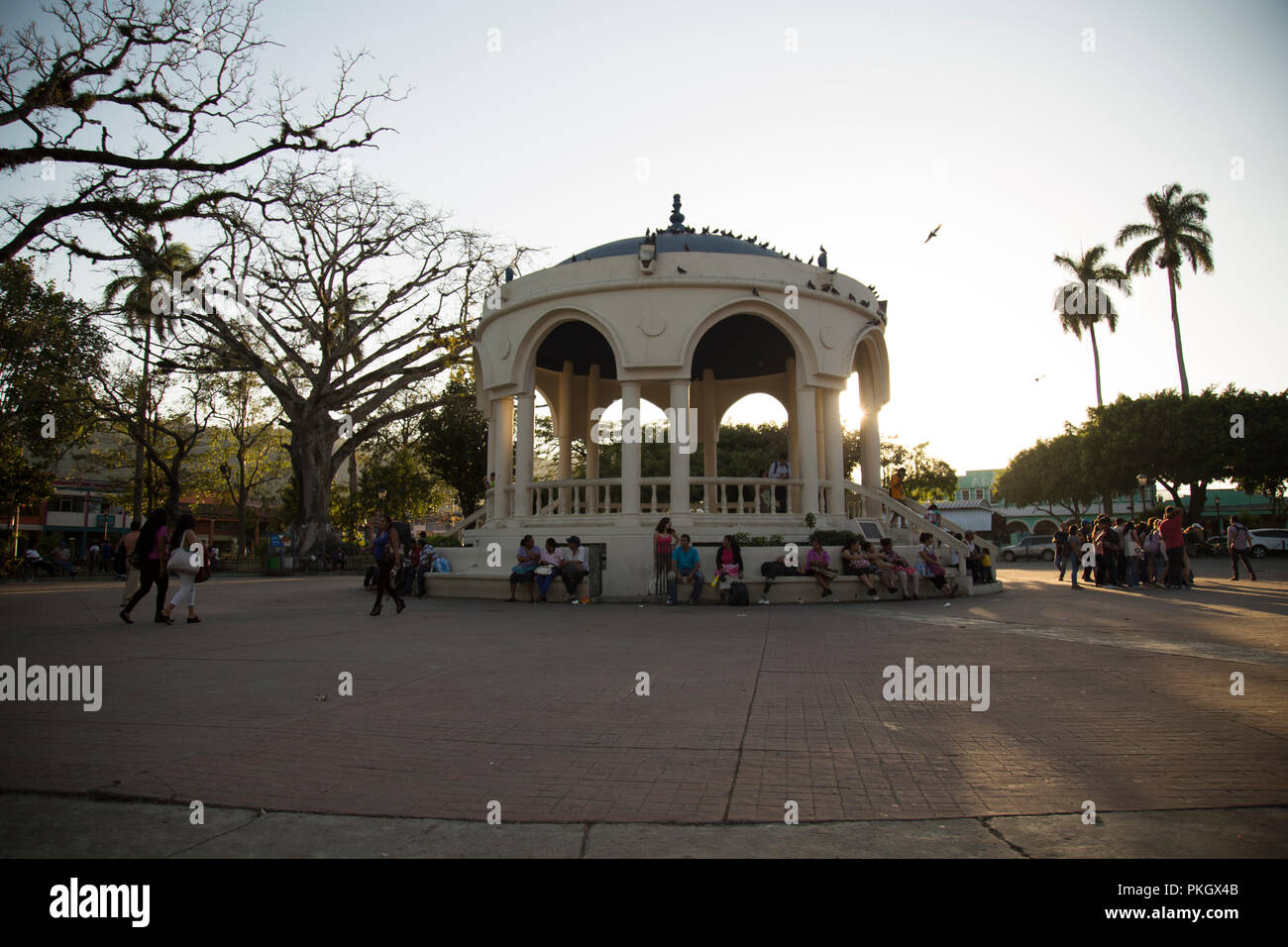 Parque Daniel Hernandez, Santa Tecla Stockfoto