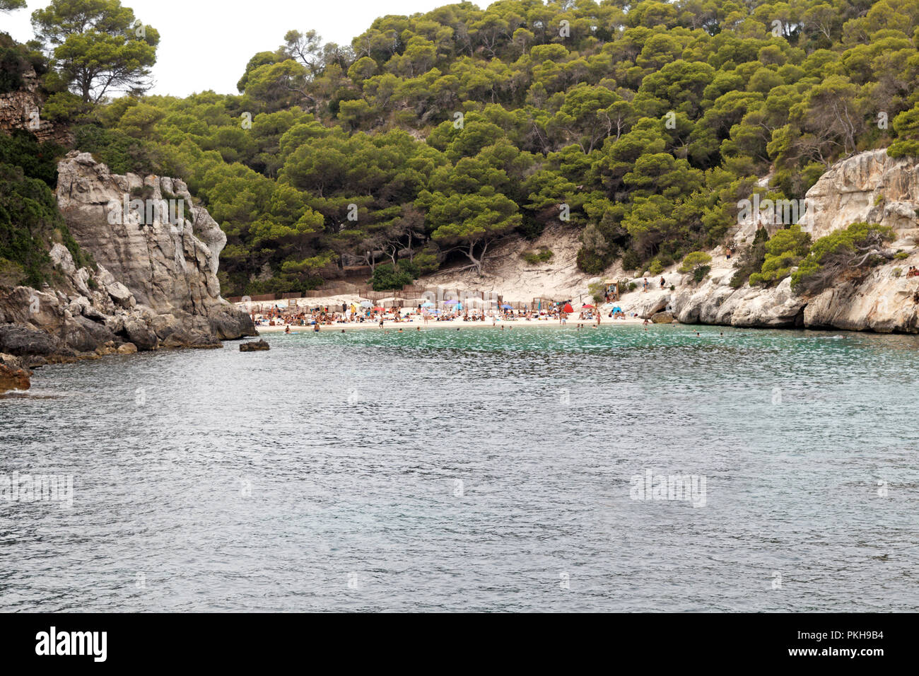 Macarelleta Strand, Insel Menorca, Balearen, Spanien Stockfoto
