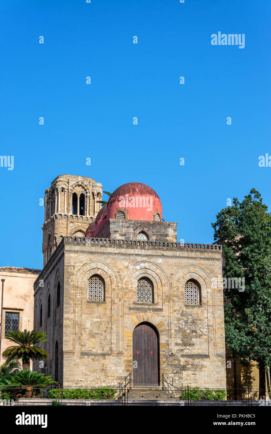 Außenansicht von San Cataldo Kirche in Palermo, Italien Stockfoto