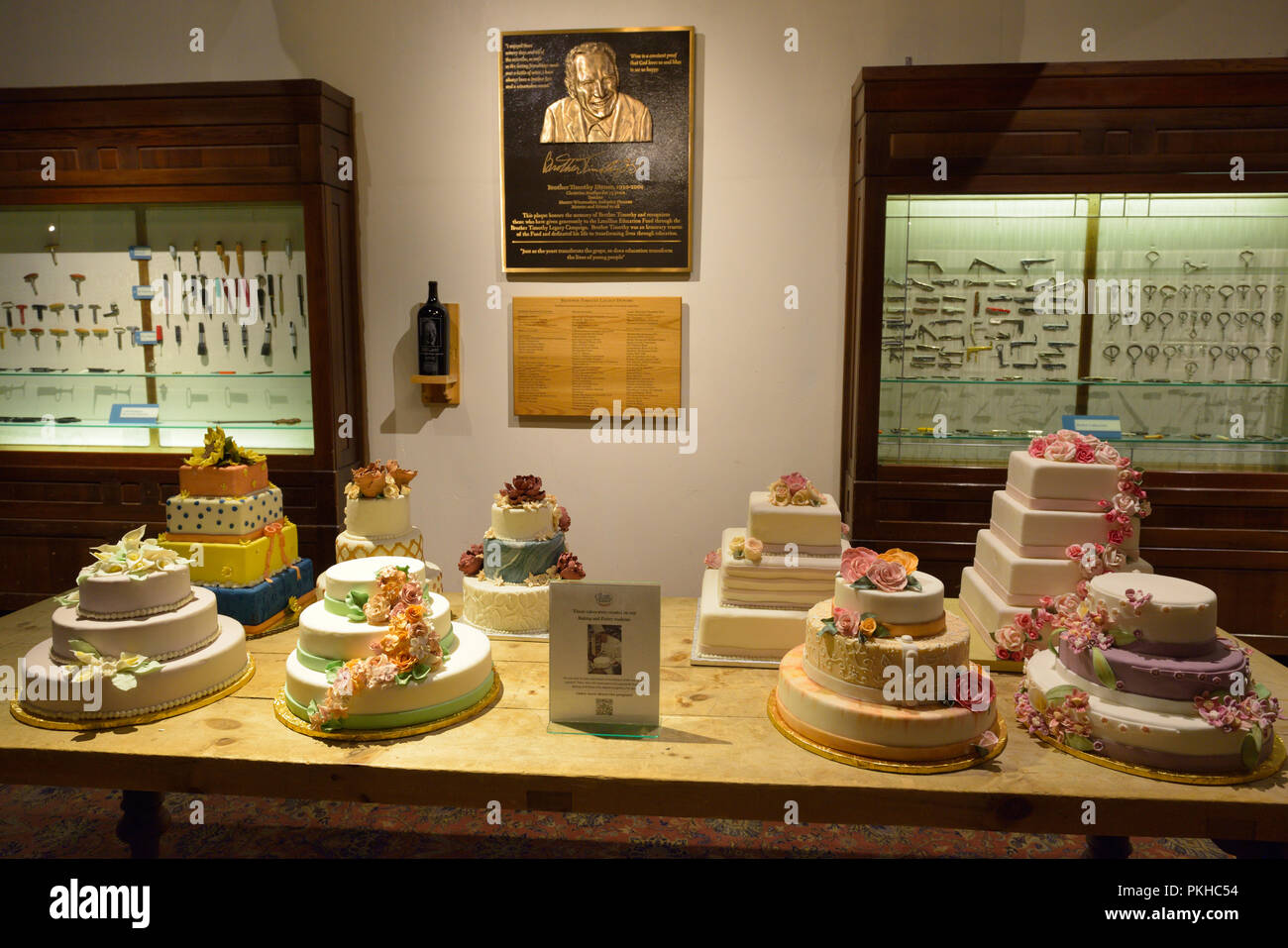 Das Culinary Institute of America (CIA) in Greystone, Napa Valley CA Stockfoto