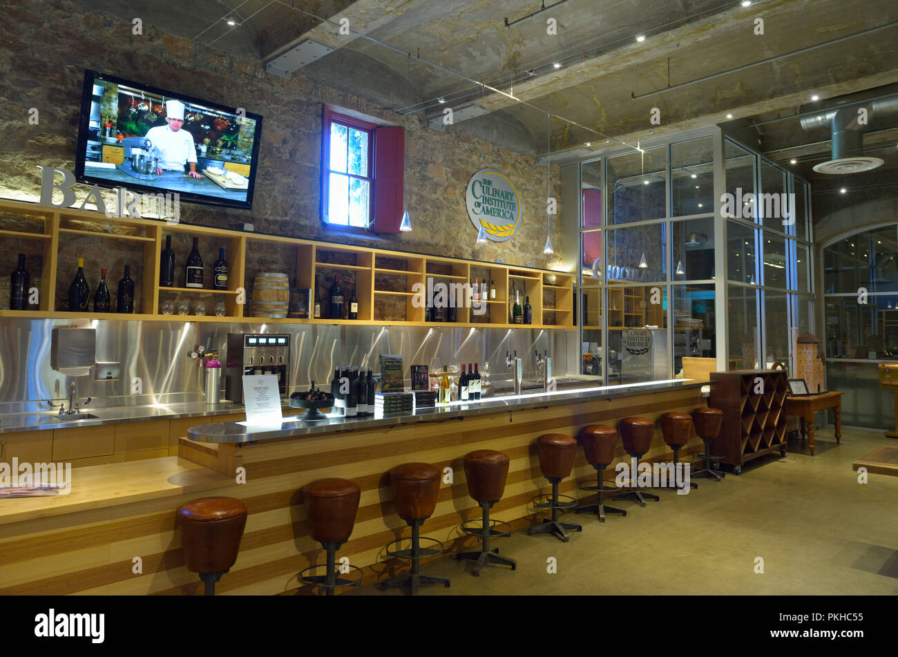 Das Culinary Institute of America (CIA) in Greystone, Napa Valley CA Stockfoto