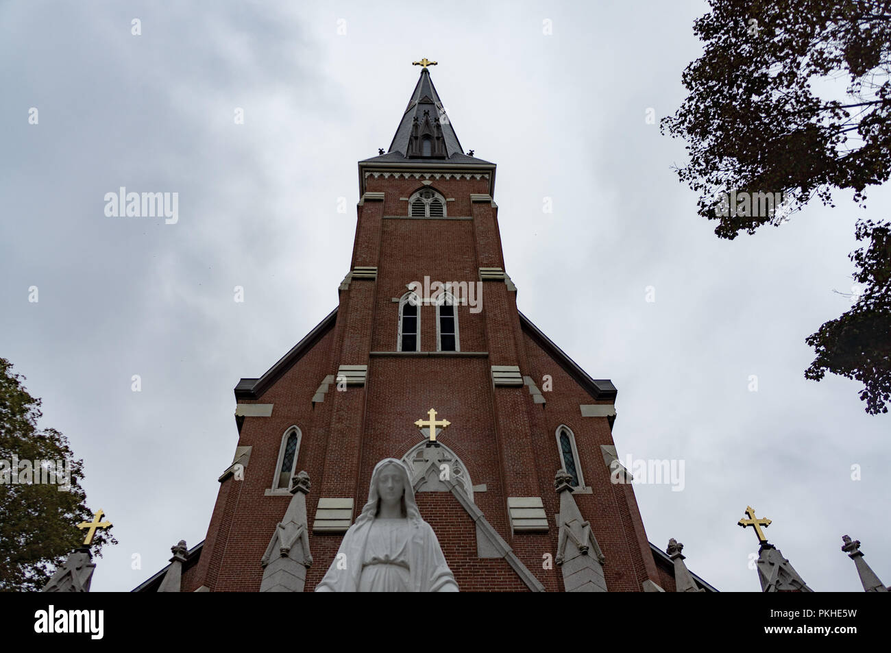 Wunderschöne Kirche Auge Architektur fangen Stockfoto