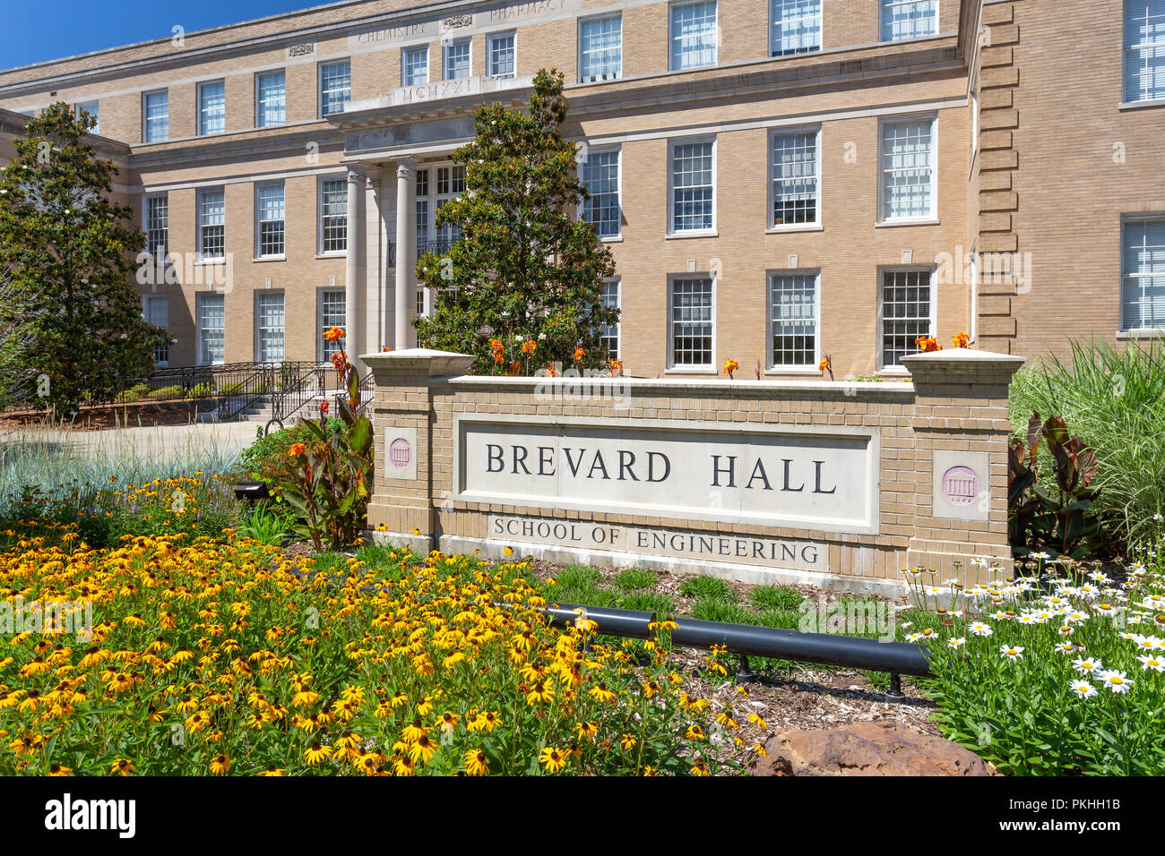 OXFORD, MS/USA - Juni 7, 2018: Brevard Halle auf dem Campus der Universität von Mississippi. Stockfoto