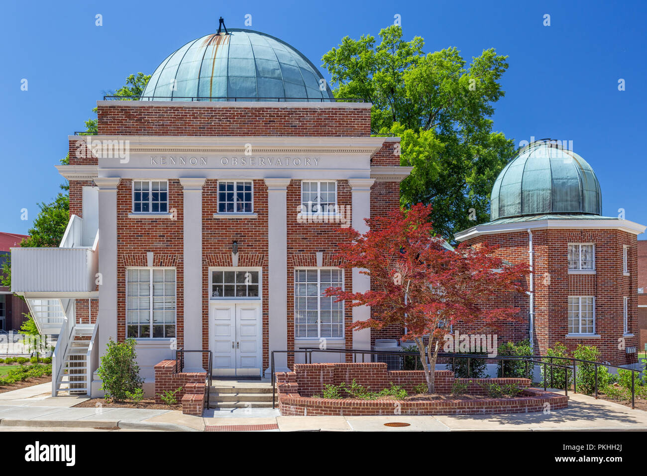 OXFORD, MS/USA - Juni 7, 2018: kennon Observatorium auf dem Campus der Universität von Mississippi. Stockfoto