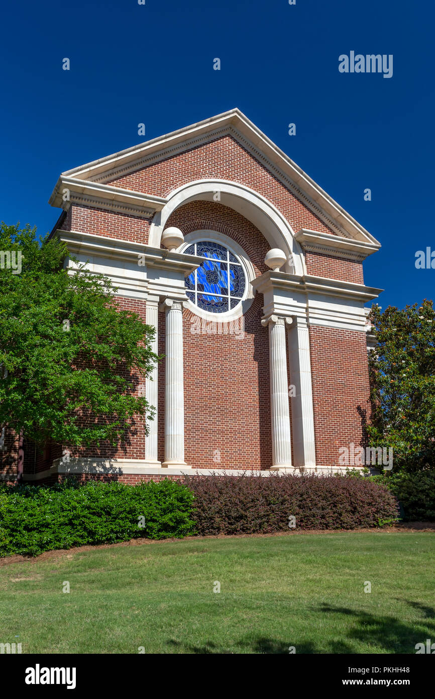 OXFORD, MS/USA - Juni 7, 2018: Paris-Yates Kapelle auf dem Campus der Universität von Mississippi. Stockfoto