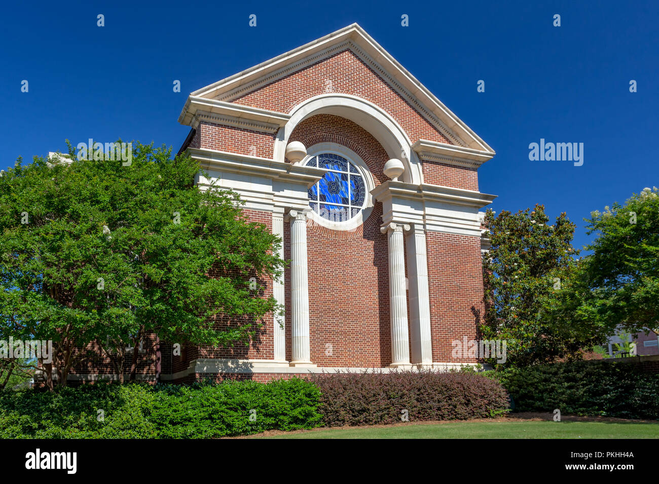 OXFORD, MS/USA - Juni 7, 2018: Paris-Yates Kapelle auf dem Campus der Universität von Mississippi. Stockfoto