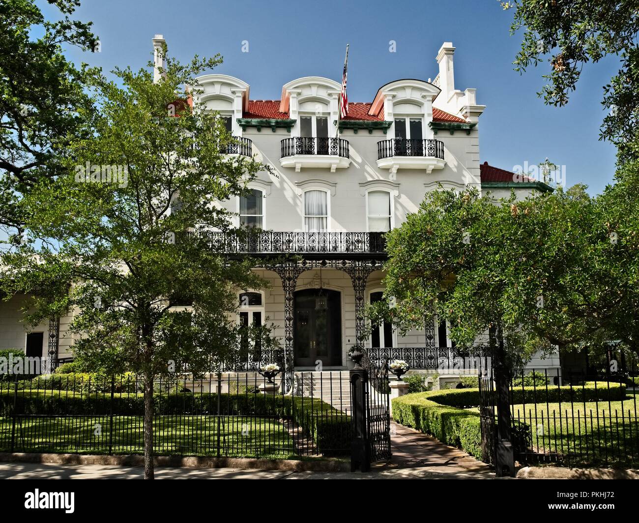 New Orleans, LA USA - Mai 8, 2018 - Villa in New Orleans LA2 von St. Charles Ave. Stockfoto