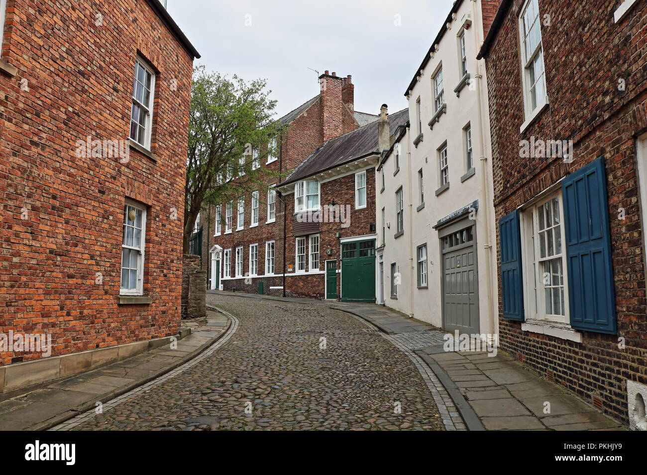 Durham Street Scene, S Bailey, Durham, County Durham, England, Vereinigtes Königreich Stockfoto