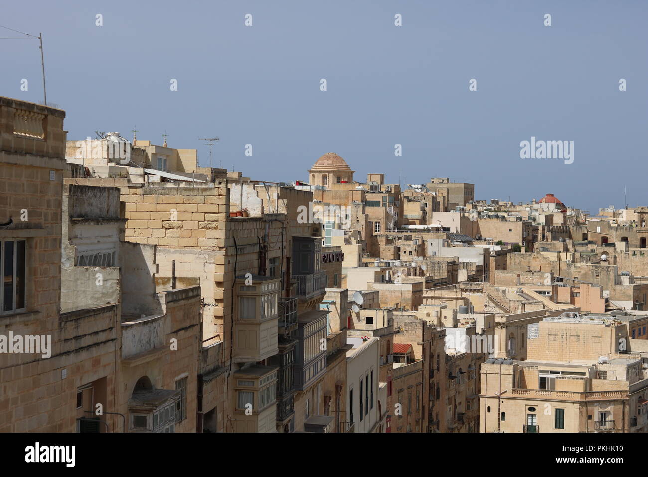 Malta Querformat Stockfoto