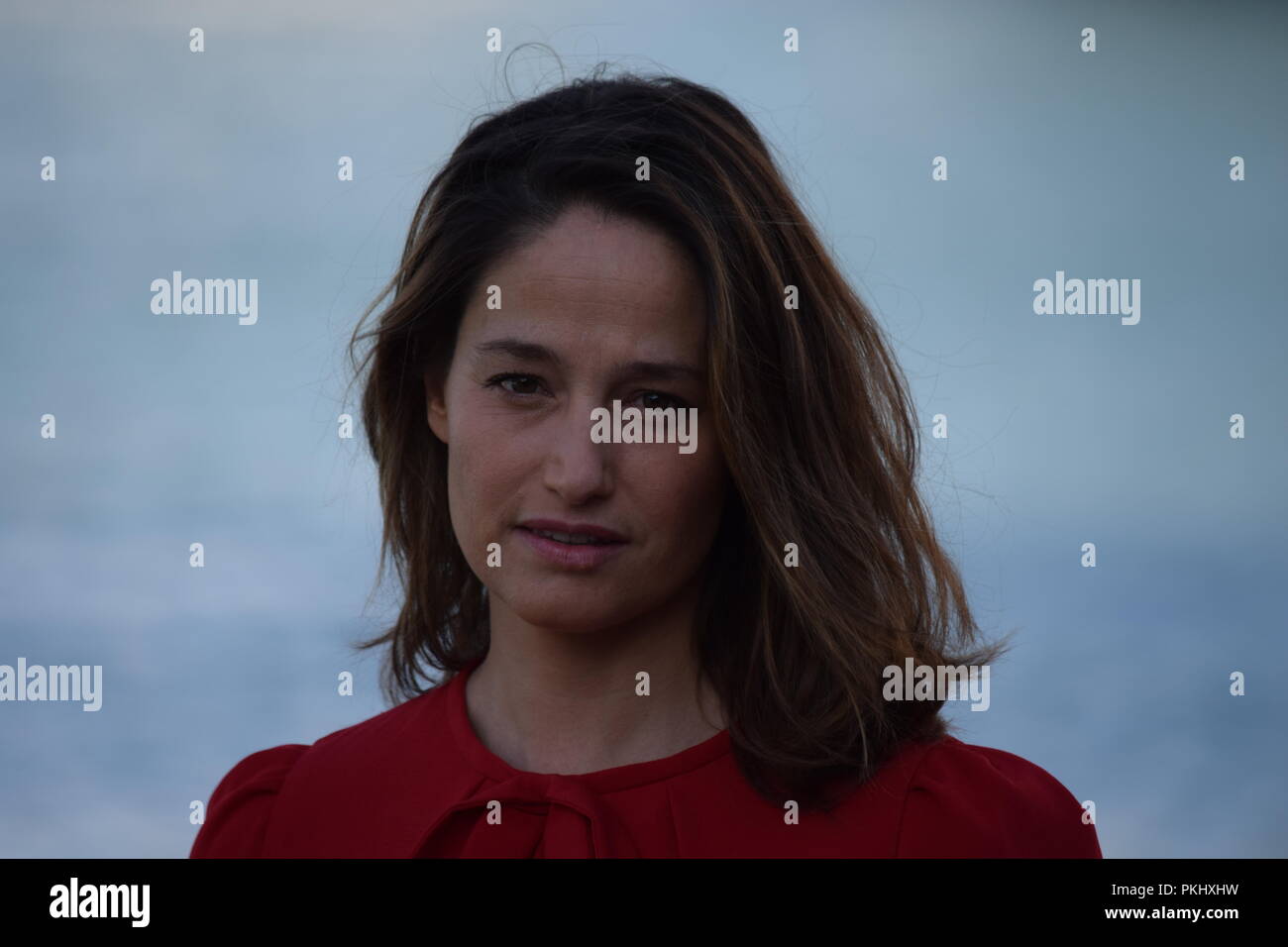 Marie Gillain, Président in der Jury des Festival de la Fiction 2018. Stockfoto