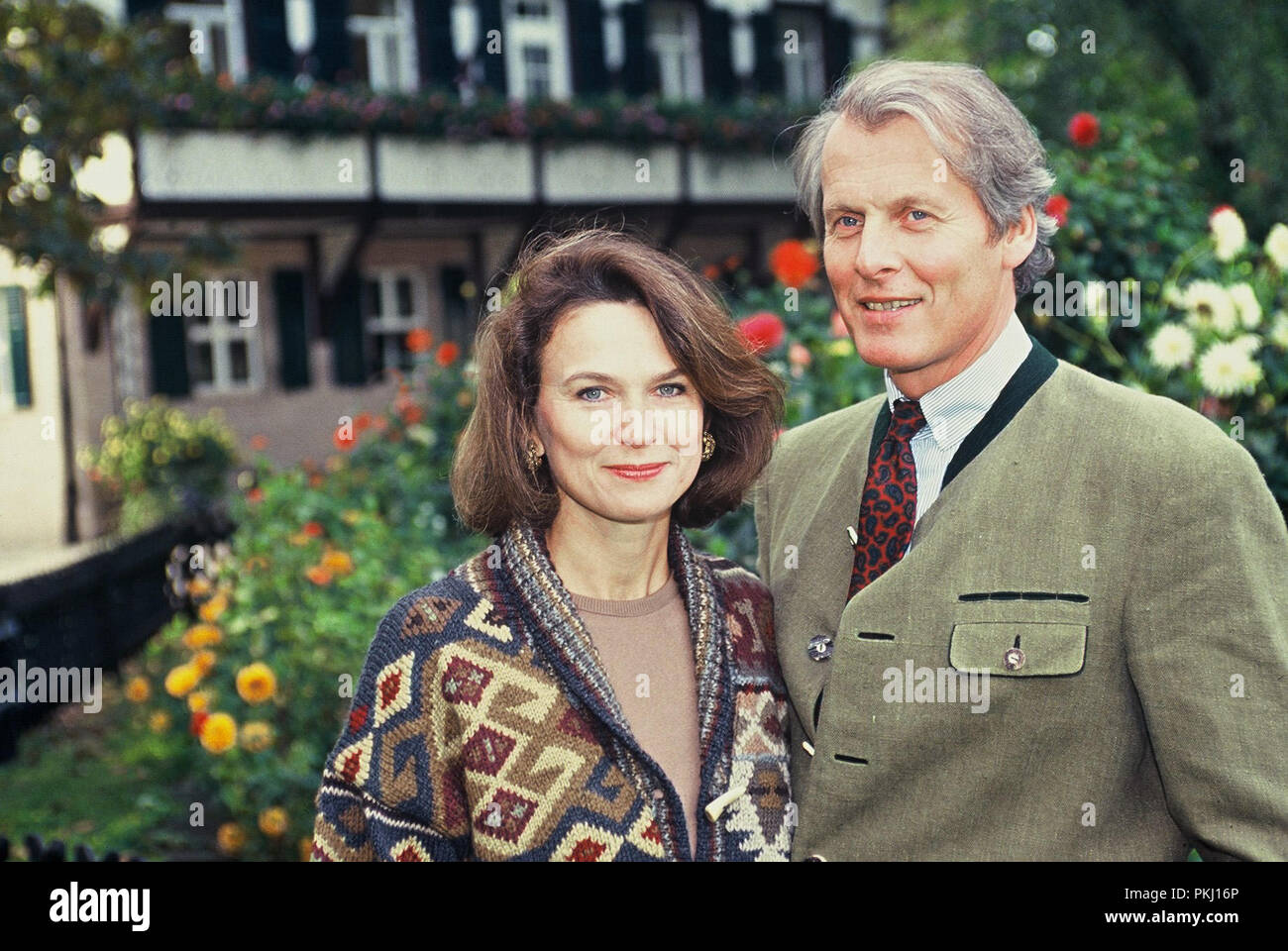 Anton Wolfgang Graf von FaberCastell mit ehefau Maria in Stein bei