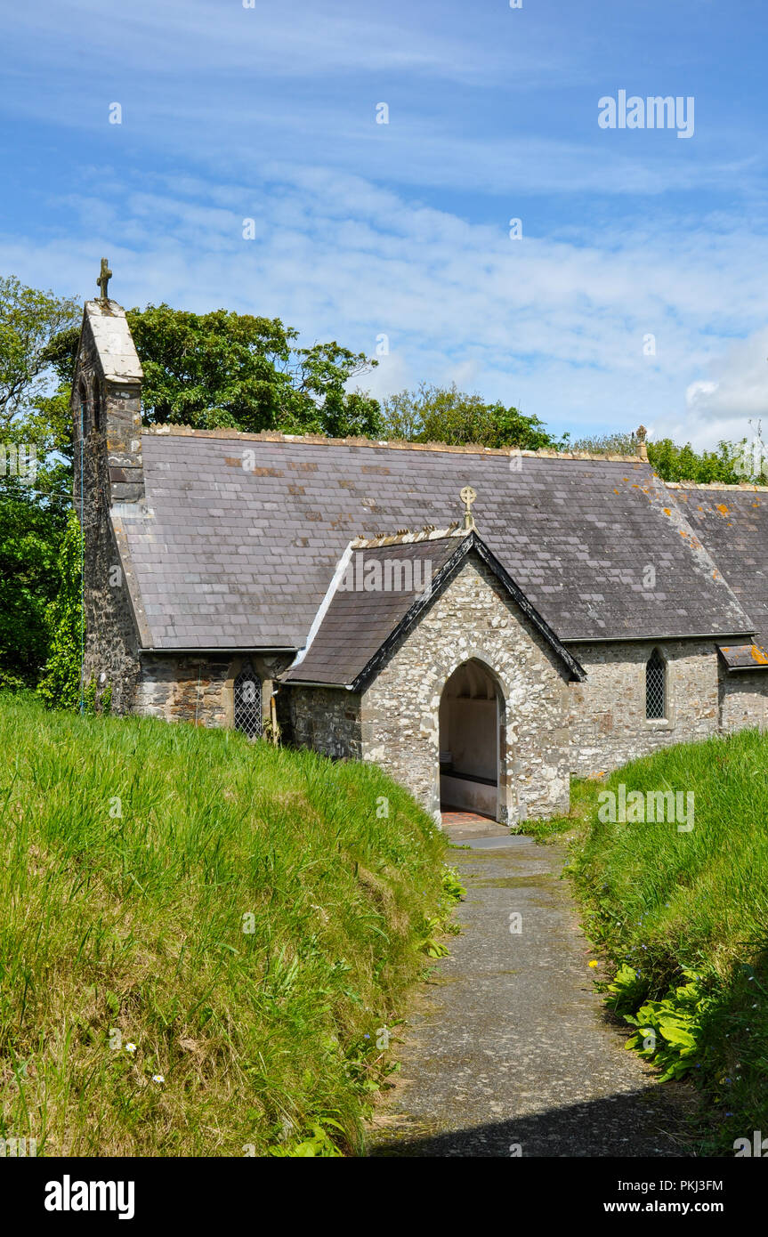 Pfarrkirche St. Madoc, Nolton, Pembrokeshire, Wales, Großbritannien Stockfoto