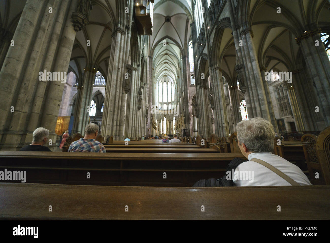 Der Kolner Dom Ist Eine Gotische Katholische Tempel Begann Im
