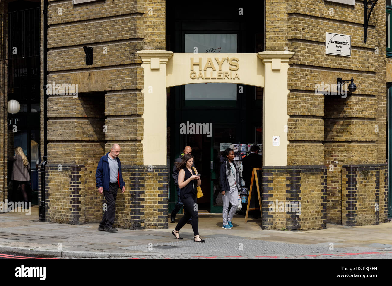 Hay's Galleria, Einkaufszentrum in Southwark, London England United Kingdom UK Stockfoto