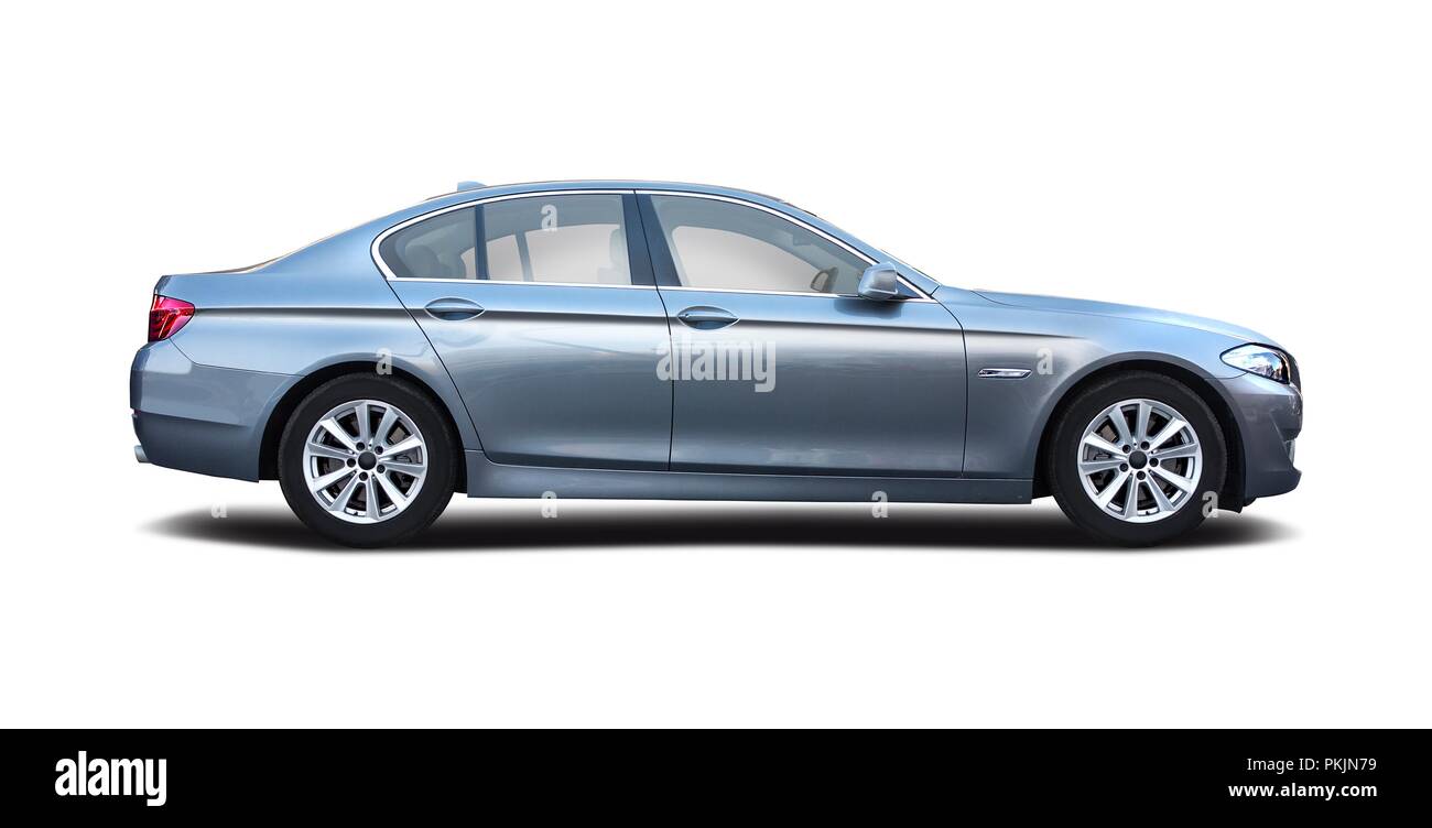 Premium Familie Auto auf Weiß isoliert Stockfoto