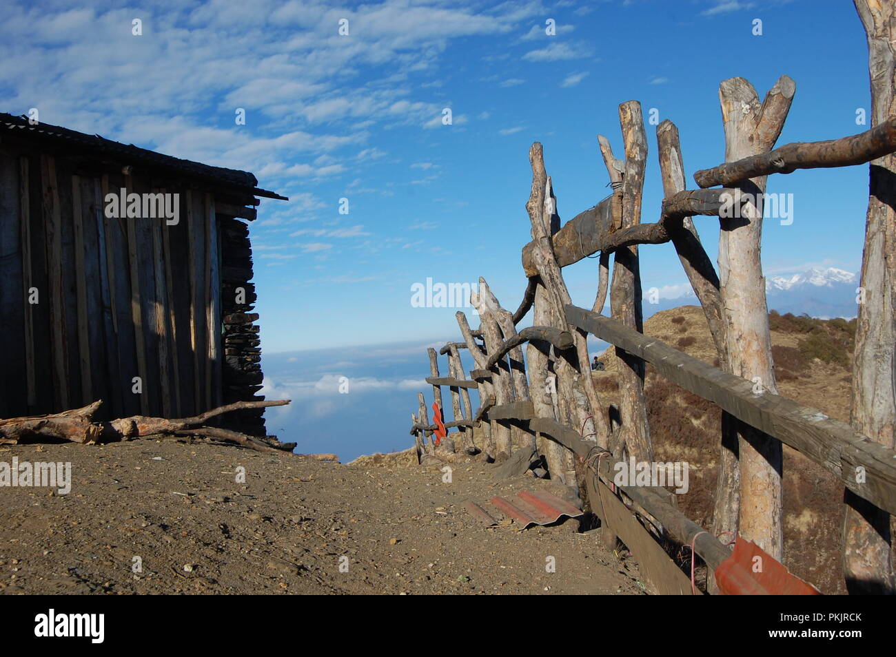 Kalinchowk Reise, Nepal Stockfoto