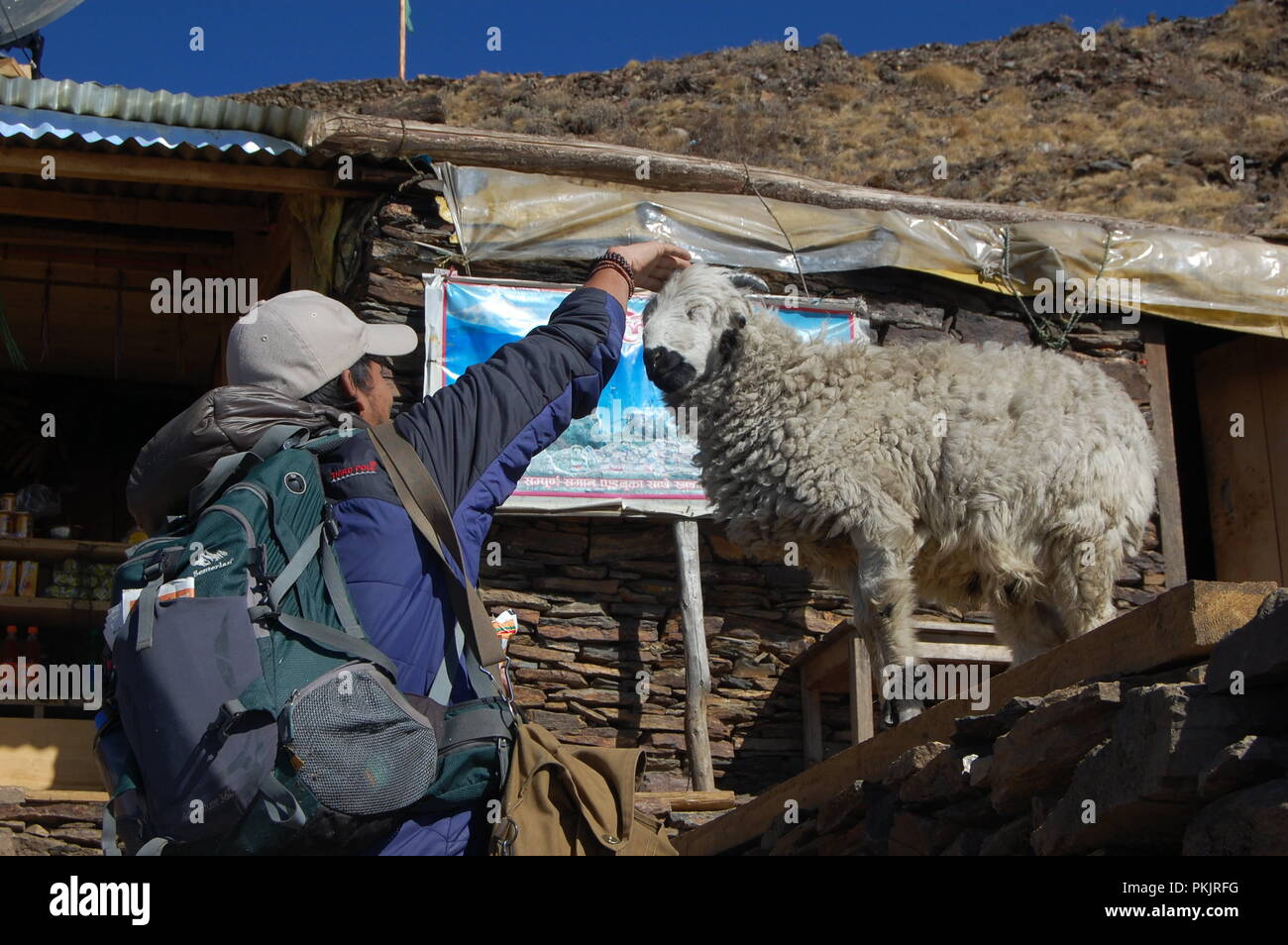 Kalinchowk Reise, Nepal Stockfoto