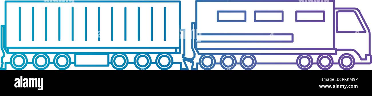 Cargo train logistic service Stock Vektor