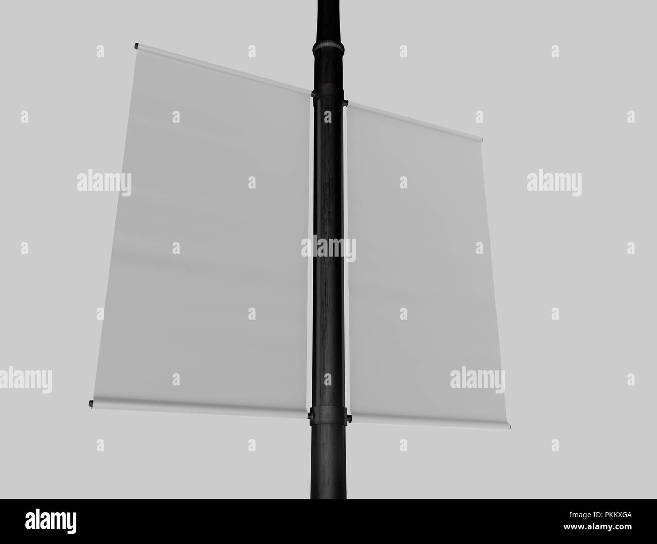 Pol banner Poster Mock up Stockfoto