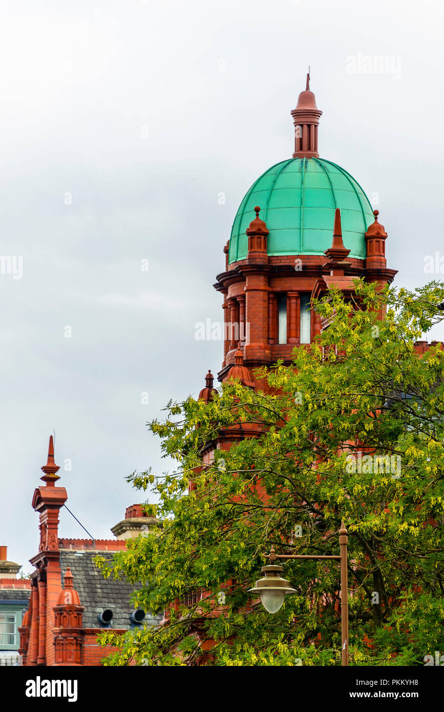 Durham 2018: Hotel Indigo Durham Gebäude Architektur Detail zoom Schließen nach oben Stockfoto