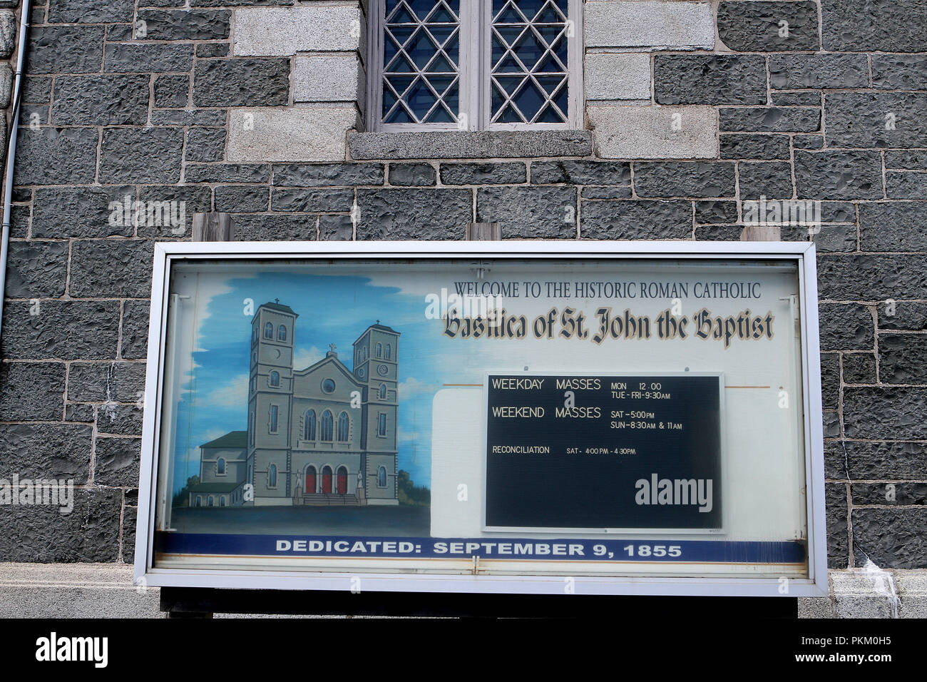 Basilika St. Johannes der Täufer, St. Johns, Neufundland, Kanada, Downtown Stockfoto