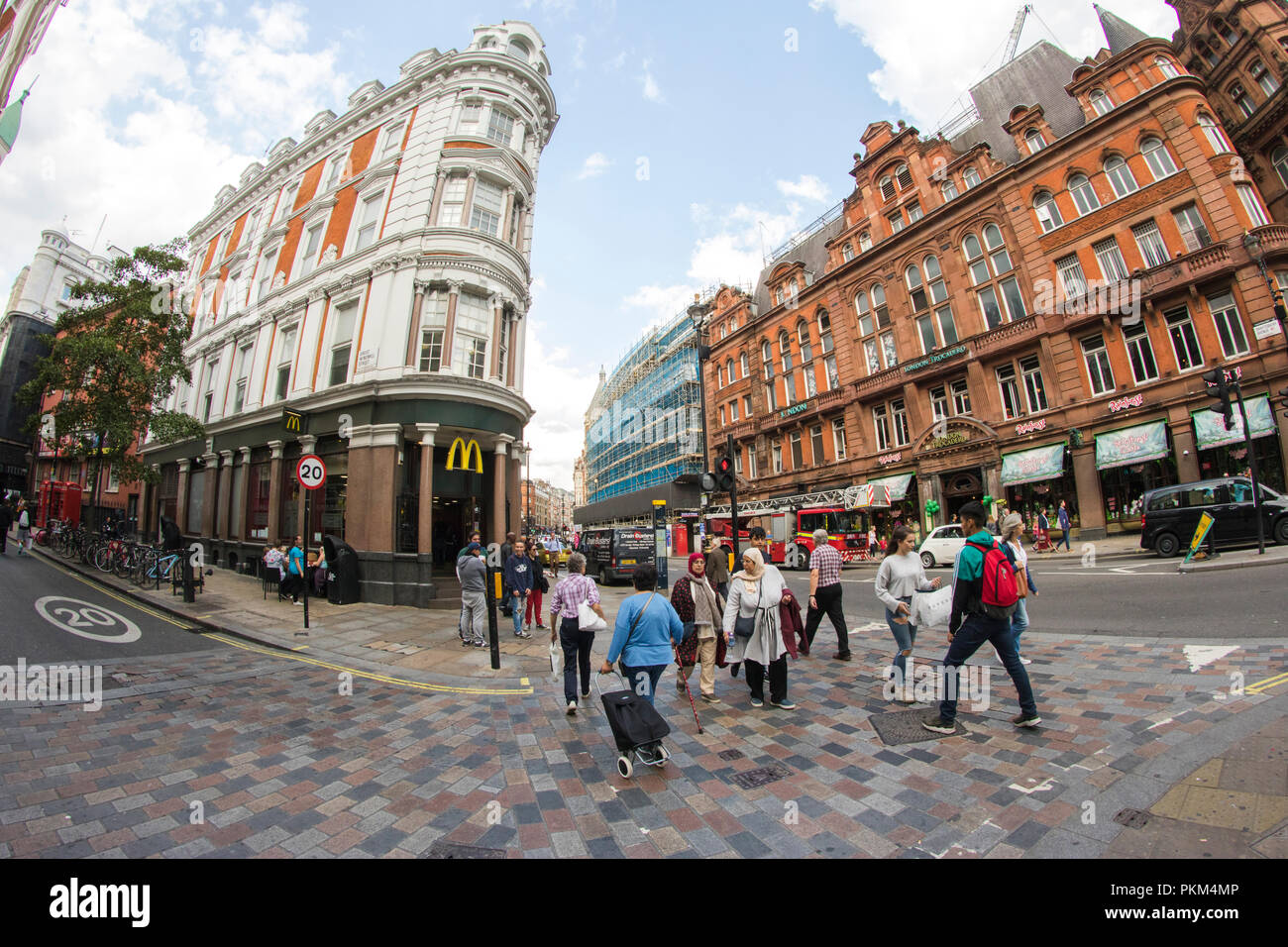 London Streetview Stockfoto