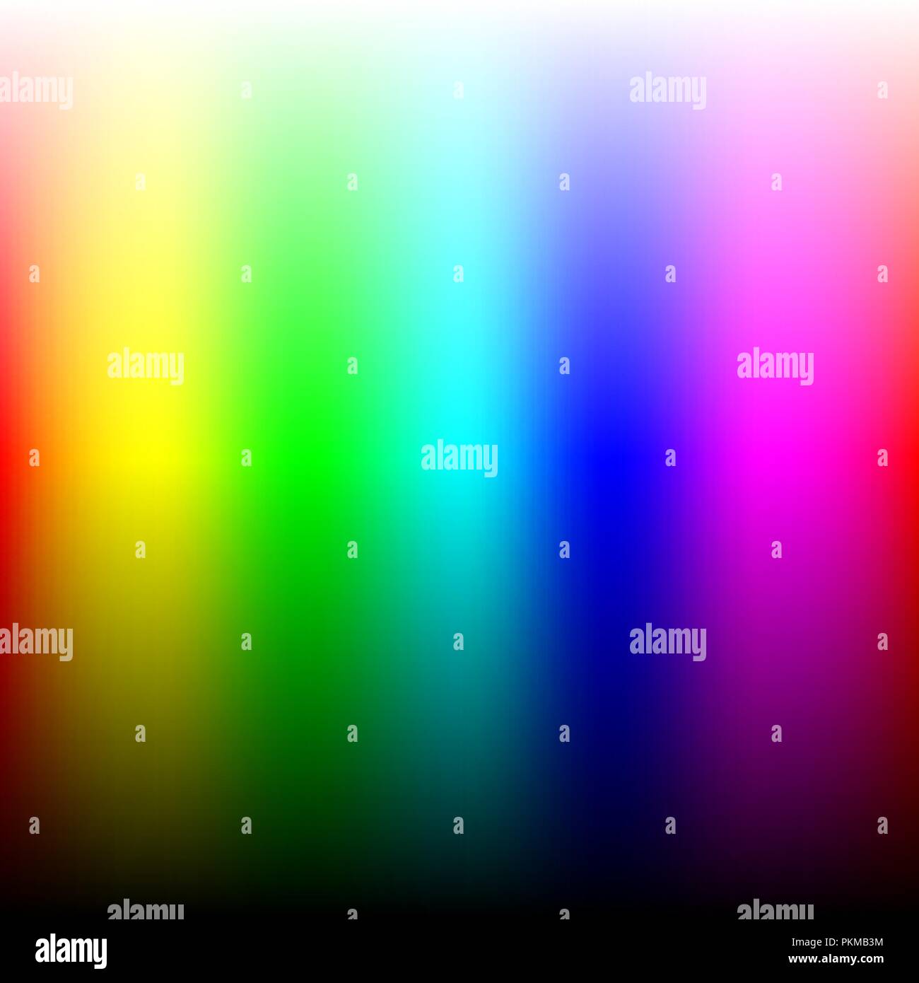 Color Picker Guide mit transisions von schwarz bis weiß Stock Vektor