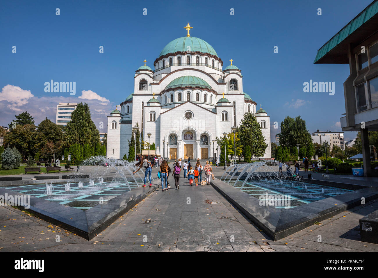 Des heiligen Sava in Belgrad Stockfoto