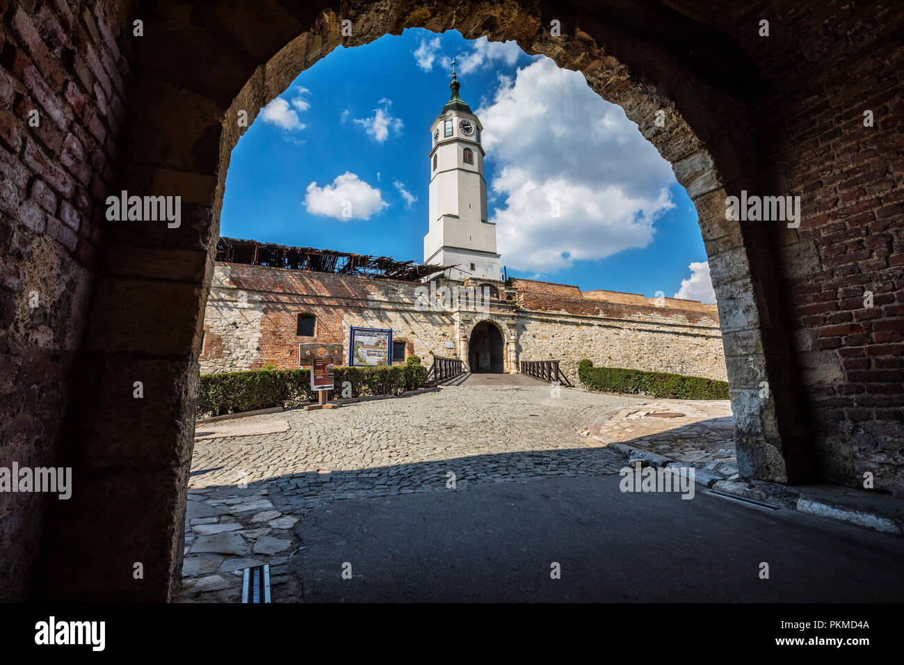 Belgrad, die Festung Kalemegdan gate Stockfoto