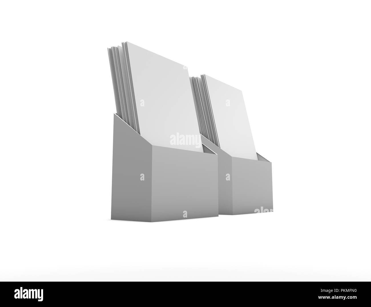 Business Card Mock 3D-Darstellung Stockfoto