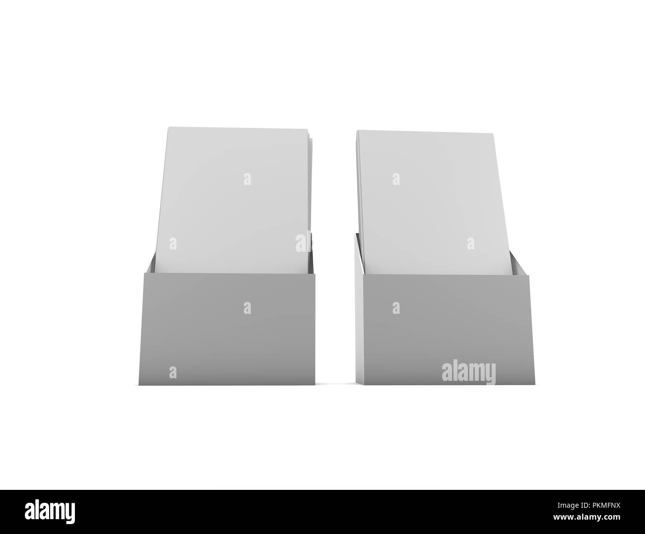 Business Card Mock 3D-Darstellung Stockfoto