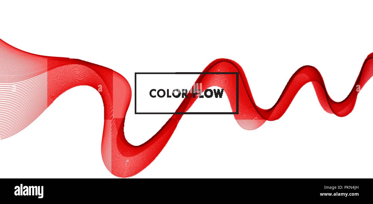 Abstrakte farbenfrohe vector Hintergrund, Farbe flow Wave für Design Broschüre, Website, Flyer. Stock Vektor