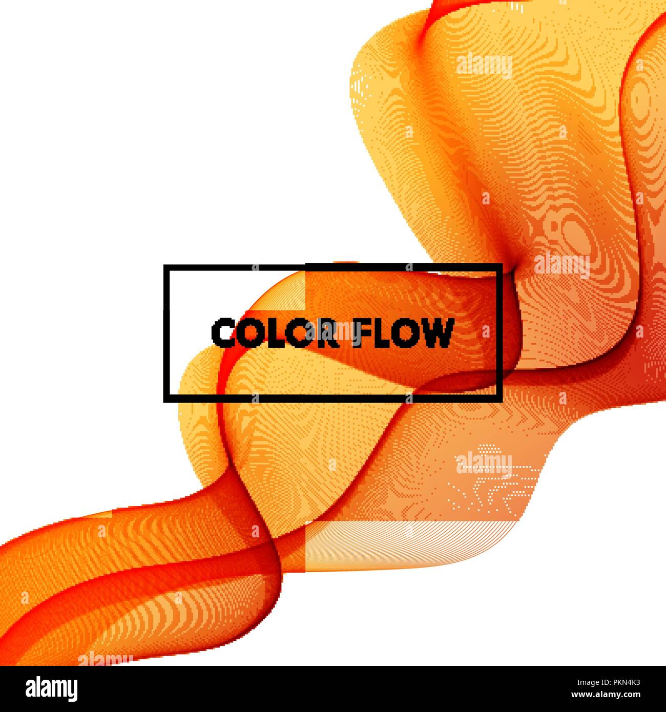 Abstrakte farbenfrohe vector Hintergrund, Farbe flow Wave für Design Broschüre, Website, Flyer. Stock Vektor